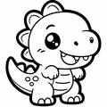 Khuôn cắt bánh quy hình khủng long - Thumbnail 1