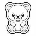 Khuôn cắt bánh quy hình gấu Teddy - Thumbnail 1