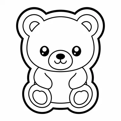 Khuôn cắt bánh quy hình gấu Teddy