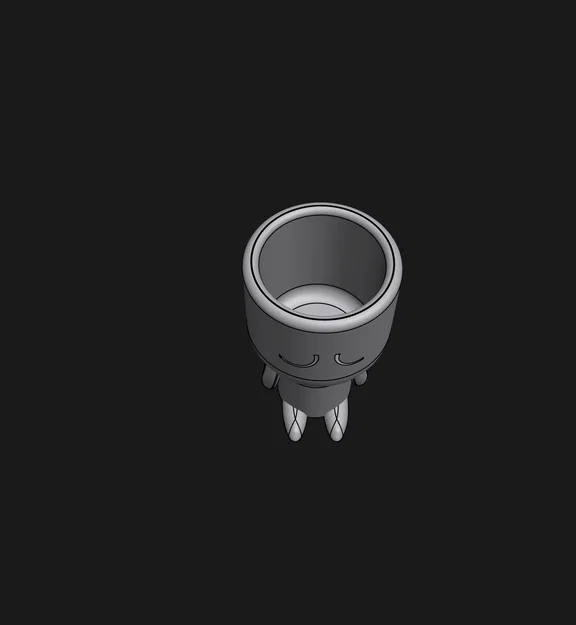 Chậu cây cảnh mini hình nhân vật dễ thương in 3D - Image 1