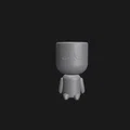 Chậu cây cảnh mini hình nhân vật dễ thương in 3D - Thumbnail 3