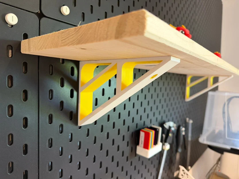 Giá đỡ góc siêu chắc chắn cho bảng Ikea Skadis - Image 1
