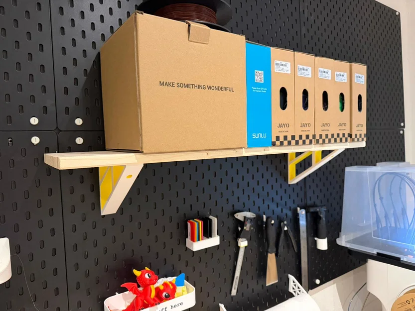 Giá đỡ góc siêu chắc chắn cho bảng Ikea Skadis - Image 3