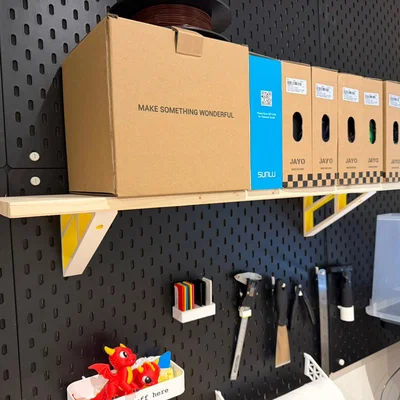 Giá đỡ góc siêu chắc chắn cho bảng Ikea Skadis