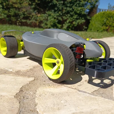 Mô hình xe điều khiển từ xa COBRA 1/10 in 3D hoàn chỉnh
