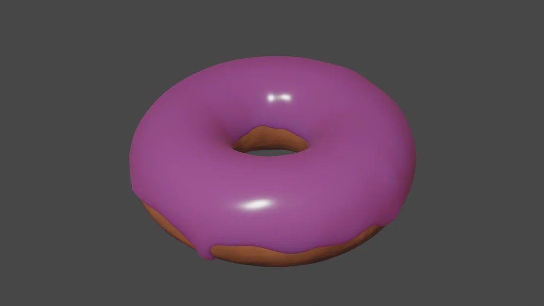 Mô hình bánh Donut 3D dễ thương - Phụ kiện trang trí độc đáo - Image 1