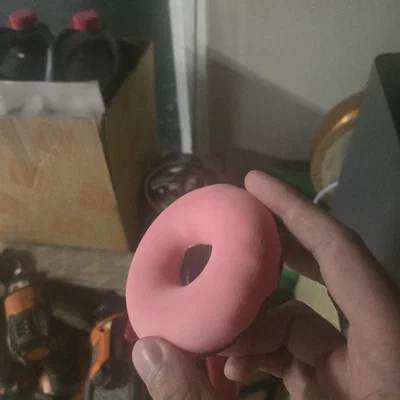 Mô hình bánh Donut 3D dễ thương - Phụ kiện trang trí độc đáo