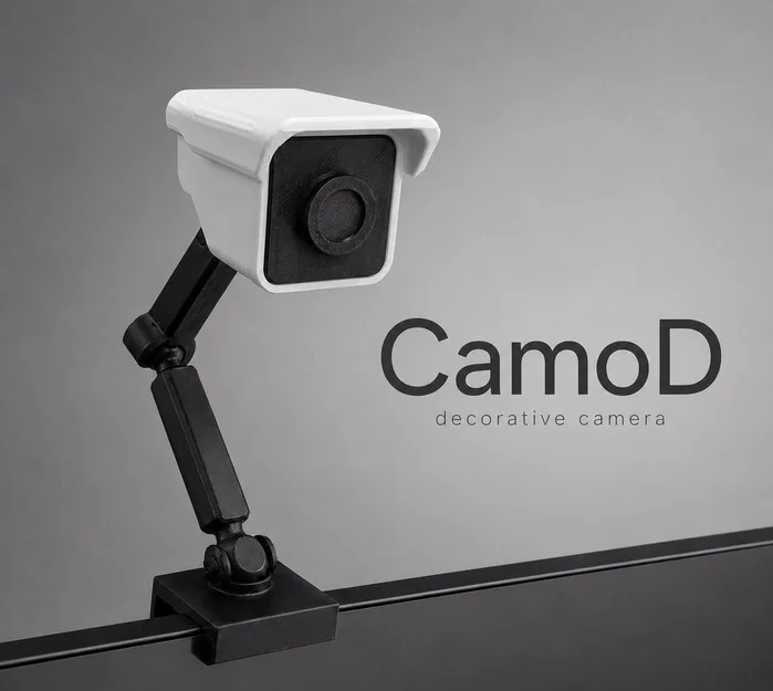 CamoD — Mô hình Camera trang trí gắn màn hình in 3D - Image 1