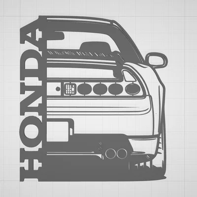 Mô hình trang trí treo tường Honda NSX thiết kế độc đáo