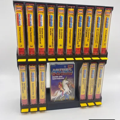 TapeStack DISPLAY STAND - Kệ trưng bày băng cassette với cơ chế PUSH-TO-PICK