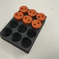 Giá đỡ nút chặn Gridfinity (3x4) - Thumbnail 3