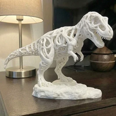 Mô hình khủng long T-Rex phong cách Voronoi