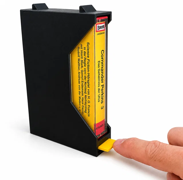 TapeStack RACK - Kệ đựng băng cassette với tính năng PUSH-TO-PICK thú vị - Image 3