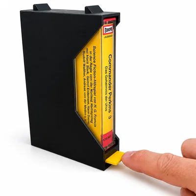 TapeStack RACK - Kệ đựng băng cassette với tính năng PUSH-TO-PICK thú vị