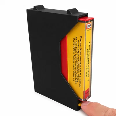 TapeStack RACK - Kệ đựng băng cassette với tính năng PUSH-TO-PICK thú vị