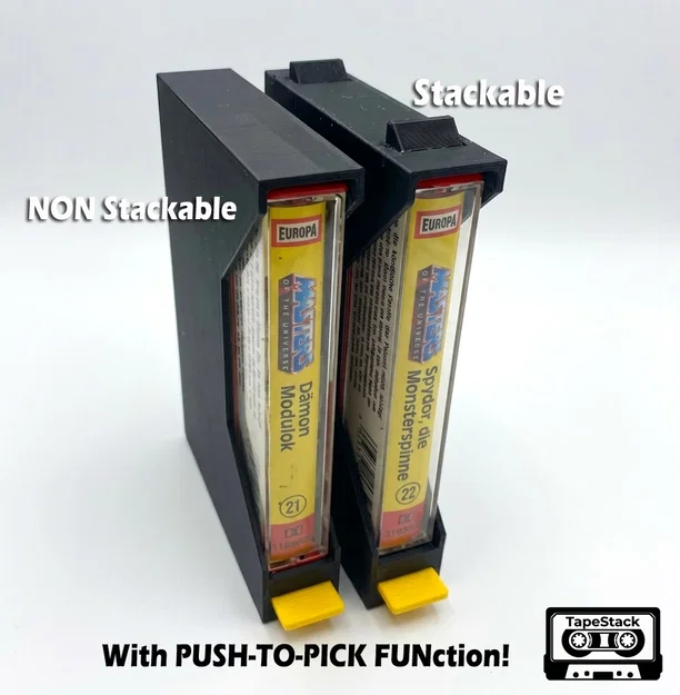 TapeStack RACK - Kệ đựng băng cassette với tính năng PUSH-TO-PICK thú vị - Image 5