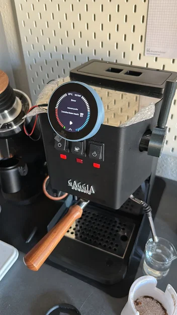 Vỏ và đế gắn màn hình tròn Waveshare 2.1" cho Gaggia Classic E24 và GaggiMate - Image 2