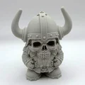 Mô hình Viking Skull Gnome độc đáo - Thumbnail 2