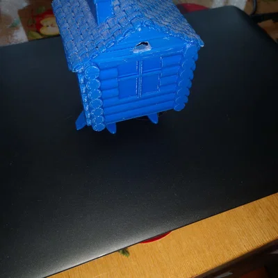 Mô hình ống heo tiết kiệm hình ngôi nhà gỗ (Piggy bank - wood house)