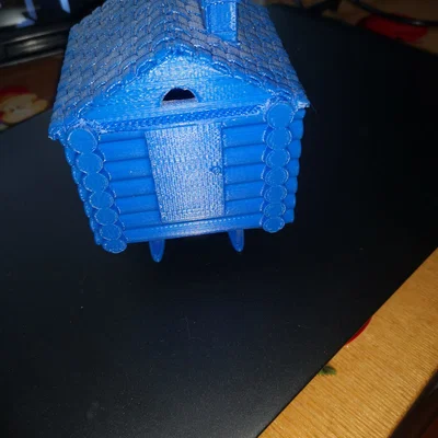 Mô hình ống heo tiết kiệm hình ngôi nhà gỗ (Piggy bank - wood house)