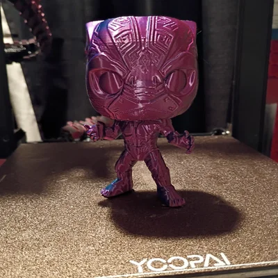 Mô hình 3D Black Panther phong cách Funko Pop đẹp mắt