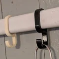 Móc treo đồ gắn thanh ngang 3D - Giải pháp thay thế hoàn hảo - Thumbnail 2