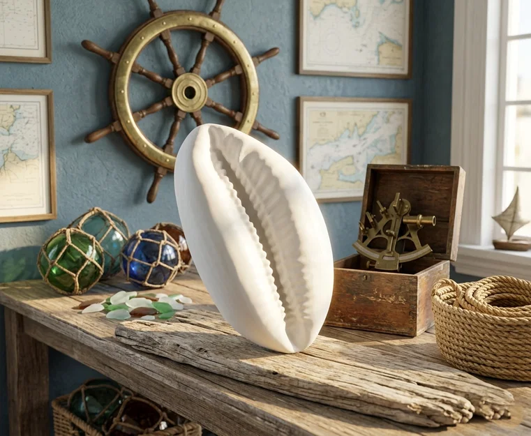 Decorative Seashell V5 – Mô hình vỏ ốc trang trí - Image 1