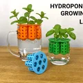 Chậu cây cảnh in 3D họa tiết vân gỗ tinh tế trang trí nhà cửa - Thumbnail 9