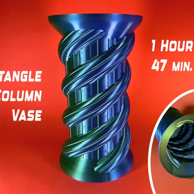 Entangle Column Vase - Mẫu Lọ Hoa Trang Trí Hiện Đại