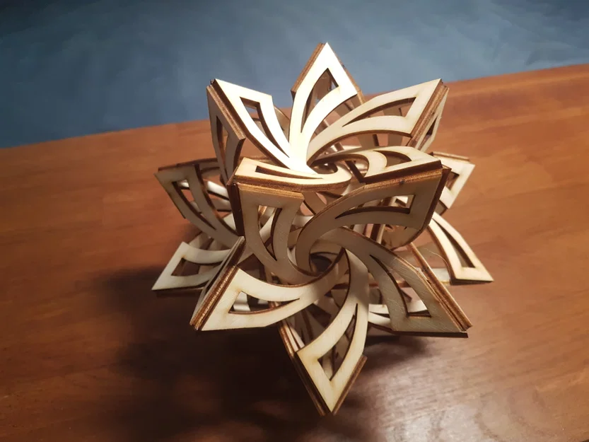 Mô hình lắp ghép nghệ thuật Frabjous (20 mảnh) in 3D cực đẹp - Image 1