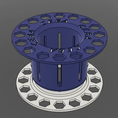 CEBA - Bộ chuyển đổi lõi cuộn nhựa 75mm sang 55mm cho hệ thống in đa màu