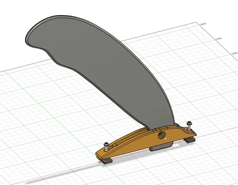 Folding FIN: Vây gập thông minh cho ván chèo SUP (In 3D) - Image 1