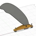 Folding FIN: Vây gập thông minh cho ván chèo SUP (In 3D) - Thumbnail 1
