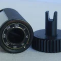 Núm xoay cuốn phim cho hộp đựng phim Nikon F2 - Thumbnail 1