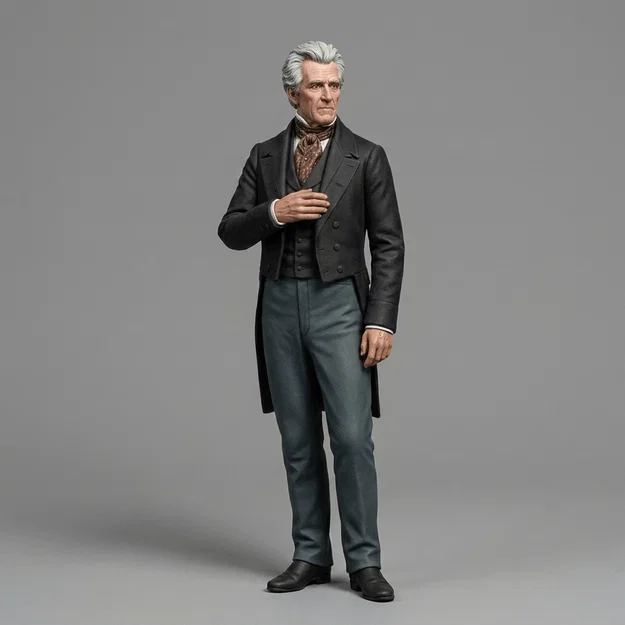 Mô hình in 3D nhân vật lịch sử Alexander Hamilton chi tiết - Image 1