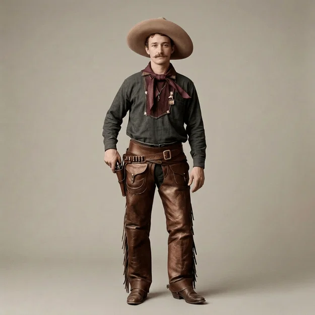 Mô hình 3D Cao bồi Miền Tây Johnny Ringo đầy cá tính - Image 1
