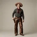 Mô hình 3D Cao bồi Miền Tây Johnny Ringo đầy cá tính - Thumbnail 1