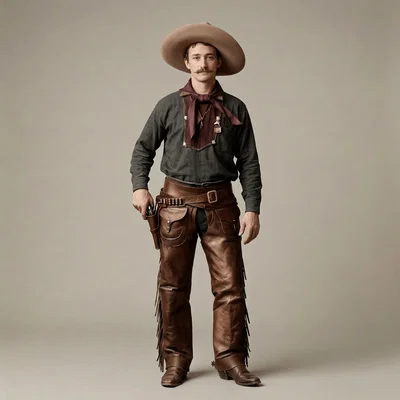 Mô hình 3D Cao bồi Miền Tây Johnny Ringo đầy cá tính