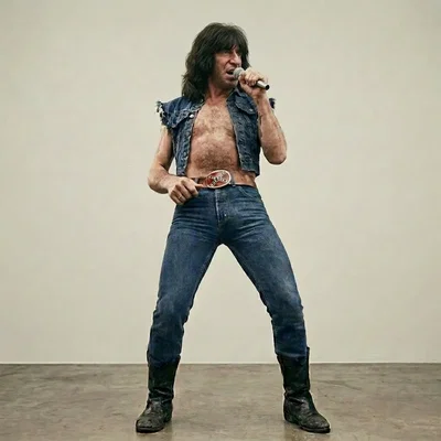 Mô hình 3D huyền thoại nhạc Rock Bon Scott (AC/DC) cực chất