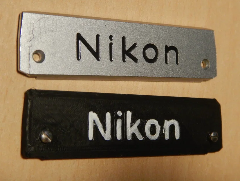Bảng tên (Name Plate) cho máy ảnh Nikon F - Image 6