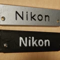 Bảng tên (Name Plate) cho máy ảnh Nikon F - Thumbnail 6