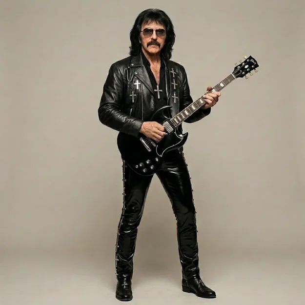 Mô hình 3D Tony Iommi huyền thoại ban nhạc Black Sabbath - Image 1