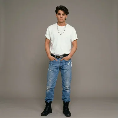 Mô hình 3D Officer Tom Hanson (Johnny Depp) trong 21 Jump Street