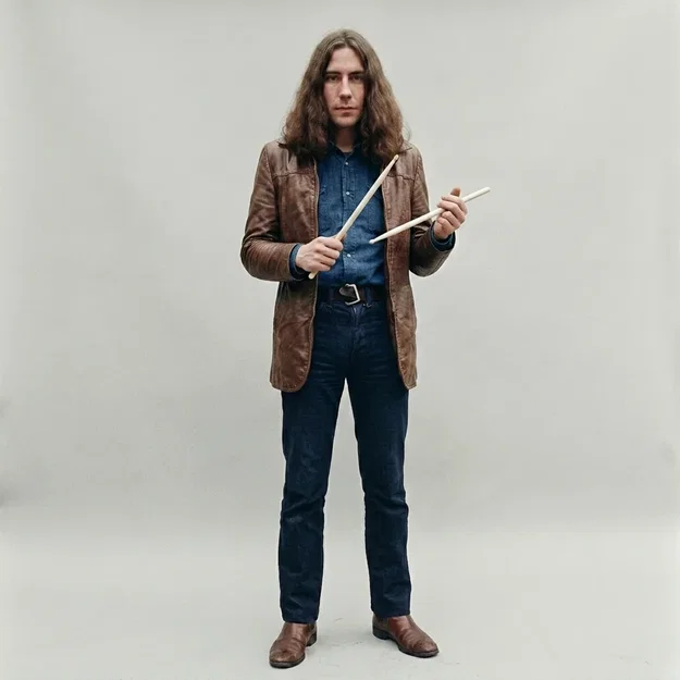 Mô hình 3D Bill Ward - Tay trống huyền thoại của Black Sabbath - Image 1