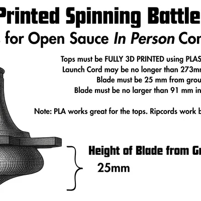 Con quay chiến đấu in 3D (3D Printed Spinning Battle Tops)