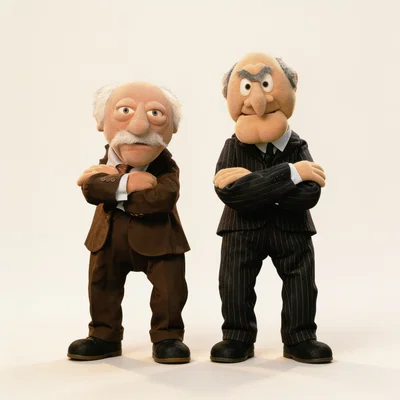 Mô hình 3D Statler và Waldorf - The Muppet Show kinh điển