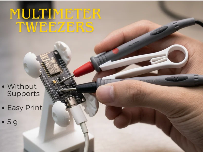 Kẹp giữ que đo đồng hồ vạn năng (Multimeter Tweezers) - Image 1