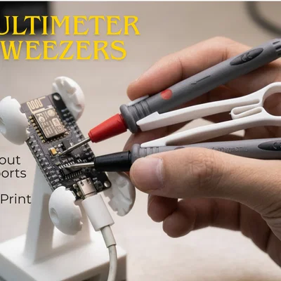 Kẹp giữ que đo đồng hồ vạn năng (Multimeter Tweezers)