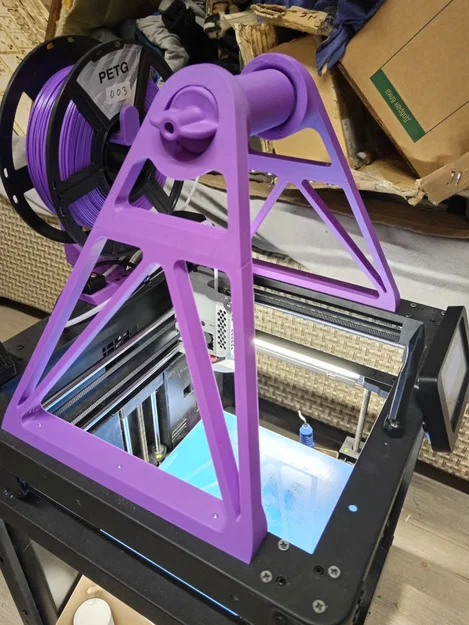 Giá treo cuộn nhựa gắn nóc máy (Remix cho Flashforge Adventurer 5M) - Image 2