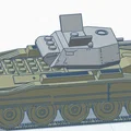Mô hình xe tăng Crusader Mk III tương thích LEGO in 3D - Thumbnail 1